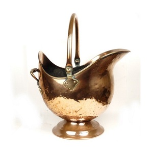 Seau à charbon en laiton au design classique avec pelle, qualité supérieure, seau à charbon de taille et de forme personnalisées - Product Image 4