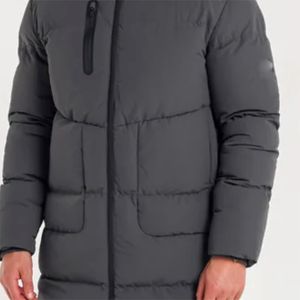 Veste Longline-Puffer élégant avec poignets intérieurs côtelés, plusieurs poches fonctionnelles, fermetures éclair durables et chaleur hivernale de qualité supérieure - Product Image 6