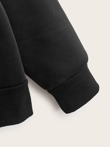 Sweat à capuche unisexe à fermeture éclair de haute qualité avec motif strass Design à épaules tombantes entièrement personnalisable pour les hommes-Vêtements d'hiver - Product Image 4