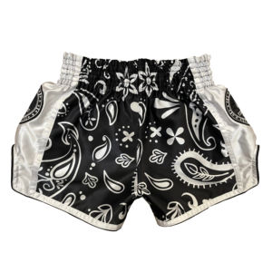 Pantalones cortos de boxeo personalizados al por mayor para Muay Fitness Training Martial Arts Wear para Kickboxing y Thai Fight Shorts - Product Image 4