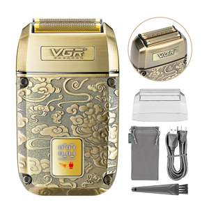 Rasoir électrique sans fil 3-en-1 pour homme, rechargeable, avec grille de rasage et lame de coupe pour le visage, la barbe, le cou, la tête chauve et la peau - Product Image 2