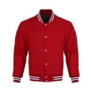 Kivotech-Chaqueta de béisbol Estilo Vintage para hombre, chaqueta bomber lisa con logotipo estampado, calidad 100% - Product Image 5