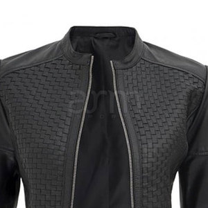 2026 Solid Color Latest Design Women <b>Leather</b> <b>Jacket</b> Streetwear New Fashion Windproof Women <b>Leather</b> <b>Winter</b> <b>Jacket</b> - Product Image 5