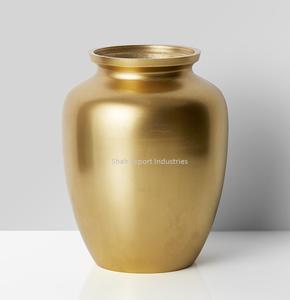 Florero redondo con textura de Metal de la mejor oferta, chapado en oro para boda o decoración de Mesa para el hogar/Oficina - Product Image 5