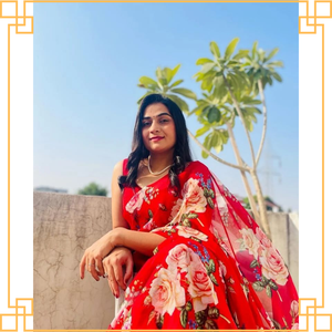 Sari en Georgette imprimé classique à la demande avec des motifs paisley Emballage personnalisé pour les fêtes et les fêtes fabriqué en Inde - Product Image 3