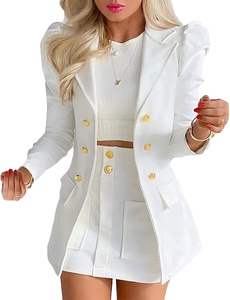 Fall Ladies <b>Office</b> Blazers Formal Solid Color S-5XL Woman Blazer Jacket Business Women's Suits Plus Size Blazer Coat 2026 - Product Image 5