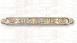 ป้ายป้ายชื่อหรือป้ายติดผนังทำจากทองเหลืองรูปแบบใหม่ออกแบบตามสั่งและทนทานสำหรับเรือติดผนัง - Product Image 5