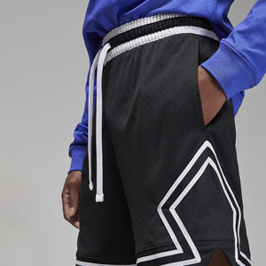 Shorts de sport décontractés pour hommes en gros, été, basketball, 100% polyester, séchage rapide, respirant, motif uni, fermeture à cordon - Product Image 5