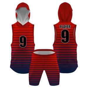 Tenues d'équipe personnalisées par sublimation, ensembles d'uniformes de football américain 7 contre 7, séchage rapide, propriétés antibactériennes, 100% polyester, logo personnalisé - Product Image 1