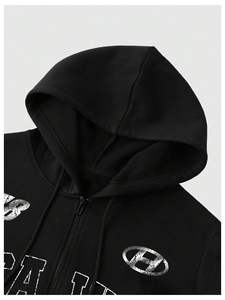 Sweat-shirt ample pour homme, coupe décontractée, tissu épais, style streetwear, pour un look décontracté et une mode moderne. - Product Image 2