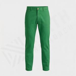 Cotton Fabric Made <b>Men</b> Chinos Pants Manufacturer Selling Custom Look OEM Formal <b>Casual</b> Business <b>Trousers</b> Slim Fit Stylish Design - Product Image 1