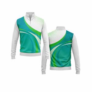 Custom high quality Fashion Fit <b>Quarter</b> <b>Zip</b> Jacket Men <b>Women</b> Youth Sportswear Quick Dry Team Pullover - Product Image 5