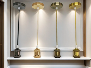 KILYN Suspension industrielle moderne simple en aluminium avec câble de 1 mètre, couleur blanc chaud, douille E26, installation suspendue pour la maison - Product Image 4