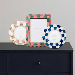 OEM Custom Logo Bone Inlay <b>Frame</b> - Factory Direct Wholesale Tabletop Resin Inlay <b>Photo</b> Stand - Product Image 1