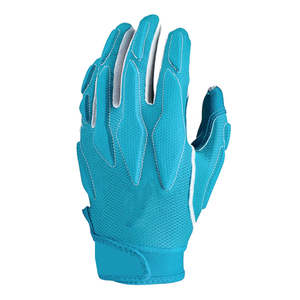 Guantes de receptor de fútbol americano juvenil de alta calidad hechos a medida Guantes de fútbol americano de estilo moderno de cuero cómodo - Product Image 4