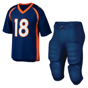 Uniformes de Fútbol Americano Acolchados Personalizables de Alta Calidad para Hombres Adultos, Secado Rápido, Transpirables, 50 Conjuntos MOQ - Product Image 1