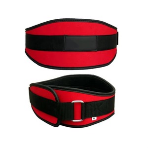 Cinturón de entrenamiento de cuero de neopreno de 4 pulgadas de ancho ajustable para levantamiento de pesas gimnasio entrenamiento cruzado Cross Fit Body Building - Product Image 2