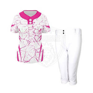 Conjunto de Uniforme de Softbol Personalizado para Mujer con Logotipo y Número del Equipo, Transpirable, Talla Grande, 100% Poliéster, Cómodo - Product Image 2