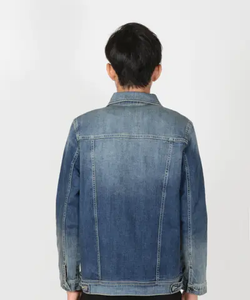 Veste en jean décontractée et confortable pour hommes veste en jean polyvalente pour l'hiver et le plein air vêtements manteau bicolore veste en jean pour hommes - Product Image 3