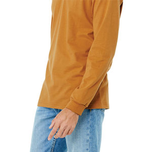 OEM เสื้อยืดคอกลมแขนยาวสำหรับทั้งชายและหญิง, เสื้อยืดคอตตอนแอร์ลูเม่100% นุ่มและทนทาน - Product Image 5