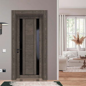 Stylish Modern Durable Wooden Interior <b>Door</b> Finished Custom Sizes Exterior Villa School Home Office Apartment Hotel Basement - Product Image 6