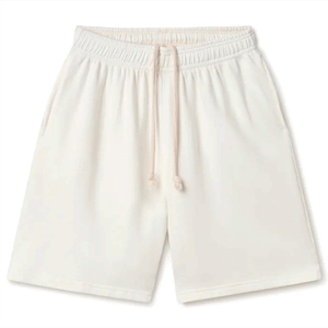 Custom Plain White <b>Shorts</b> Men <b>Women</b> Streetwear Casual Elastic Waist Drawstring Loose Fit Soft Comfortable Summer DDP shipping - Product Image 1