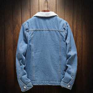 Chaqueta Vaquera con Cuello Alto y Logotipo Personalizado para Hombre, Estilo Urbano, Cortavientos, Transpirable, Azul, Fabricante OEM - Product Image 3