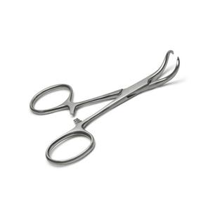 Pinza Quirúrgica para Toallas Backhaus de 9 cm, Curva, de Acero Inoxidable, Juego de Instrumentos Manuales - Instrumentos Quirúrgicos Básicos para Cirugía General - Product Image 6