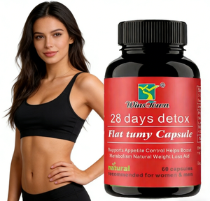 <b>Slimming</b> <b>tea</b> 28 Days Detox Flat Tummy Capsule 60 Capsules Natural Weight Loss Aid for Women Men WinsTown - Product Image 1