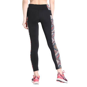 Women's High Quality Breathable <b>Seamed</b> Yoga Waist Leggings New Design Casual Workout Fitness <b>Tights</b> Printed Wholesale - Product Image 3