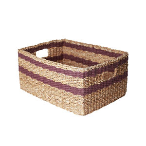 Panier de rangement en jute de haute qualité Matériau écologique Vente en gros directe d'usine Offre Spéciale à bas prix - Product Image 3