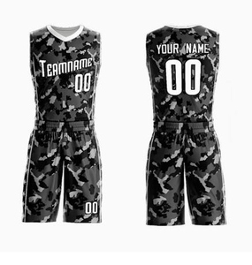 Uniforme de baloncesto del mejor diseño del servicio del OEM para los hombres y uniforme de baloncesto de entrenamiento de secado rápido de la impresión de la sublimación - Product Image 2