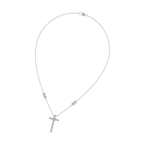 สร้อยคอจี้เพชรไขว้แบบธรรมชาติทันสมัย14kt และ18kt สีทองล้วนจี้เสน่ห์สำหรับใส่ในชีวิตประจำวันและไอเดียของขวัญ - Product Image 3