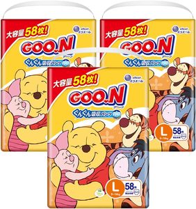 Goo.N Tamaño M Baby Pants Pañales 66 Piezas Hecho en Japón Pañal de algodón para pieles sensibles Venta al por mayor 2025 NUEVO - Product Image 6