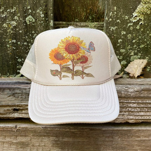 Gorra de camionero de espuma de malla con logotipo impreso personalizado, de 5 paneles gorra de béisbol, gorras transpirables para deportes al aire libre para hombres, moda de actuación - Product Image 4