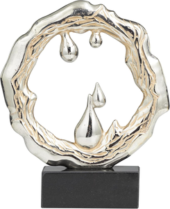 Escultura decorativa abstracta de metal de aluminio Acento de decoración moderna para el hogar - Product Image 2