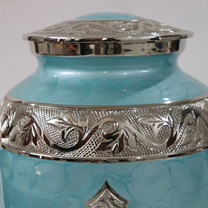 Urne de crémation la plus vendue pour garder l'urne souvenir des cendres en métal de la meilleure qualité fournie en gros par HHO - Product Image 4