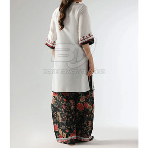 ชุดเสื้อผ้าชาลวาร์ คามีซ ผ้าฝ้ายระบายอากาศ ปี 2026  ผ้าฝ้ายปากีสถาน  คอลเลคชั่นลำลองสำหรับผู้หญิง  ไซส์ผู้ใหญ่ - Product Image 6