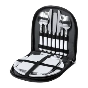 Ensemble de vaisselle de pique-nique Pikken RPET respectueux de l'environnement - Product Image 1