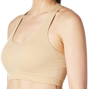 Soutien-gorge de sport pour femmes de haute qualité, léger, soutien moyen, respirant, confortable, design personnalisé sur le devant, vêtements pour adultes, tendance - Product Image 2