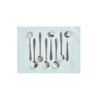 Regalo Cuchara de té de café de acero inoxidable Cuchara medidora Cuchara de té de hojas sueltas para pieza de diseño de flores