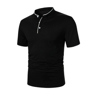 Chemise pour homme en coton mélangé, à manches courtes, à séchage rapide, imprimée, nouvelle arrivée, service OEM, haute qualité, décontractée - Product Image 3