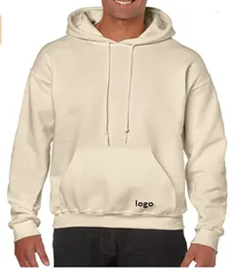 Sweat-shirt à capuche pour adulte, mélange épais, 50% coton, 50% polyester, tricot molletonné, pré-tissé, Machine à laver - Product Image 1