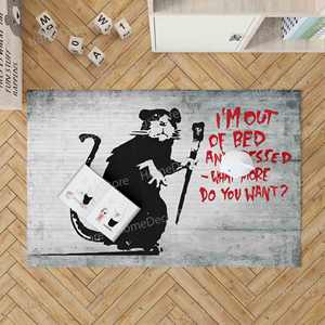 Printed <b>Rug</b>,Luxury Velvet <b>Rug</b> - Product Image 4