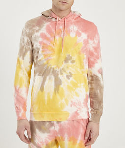 Hot Selling Winter Hooded Men Tie Dye Tracksuit Breathable Durable Fabric Top Trending Premium Quality Reasonable Rate - Product Image 3