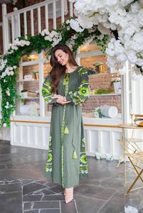 Summer Sexy Trend Victoria Classy Ukrainian Embroidered Full Sleeves for Women's Wear robe ukrainienne pour femmes de qualité supérieure - Product Image 4