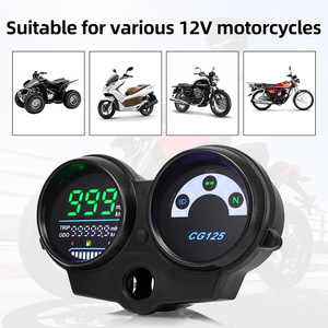 Salpicadero Digital LCD para motocicleta, accesorios para motocicleta, Panel de bicicleta para <span class=keywords><strong>Honda</strong></span> <span class=keywords><strong>Cg</strong></span> Fan <span class=keywords><strong>125</strong></span> Cg125 <span class=keywords><strong>Titan</strong></span> 125es - Product Image 4
