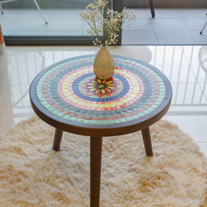 Table basse de luxe en mosaïque de céramique, de haute qualité, pour le jardin, mobilier d'extérieur, vente en gros, provenant du Vietnam - Product Image 5