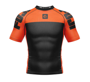 Short Sleeve Rash Guards Men UV Protection Surf Rashguard <b>Swim</b> Shirts - Product Image 2