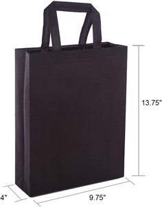 Bolsa de Mano Reutilizable de PU Resistente, Moderna, para Regalos, Fiestas, Compras en Supermercados, 35x25x10cm - Product Image 2